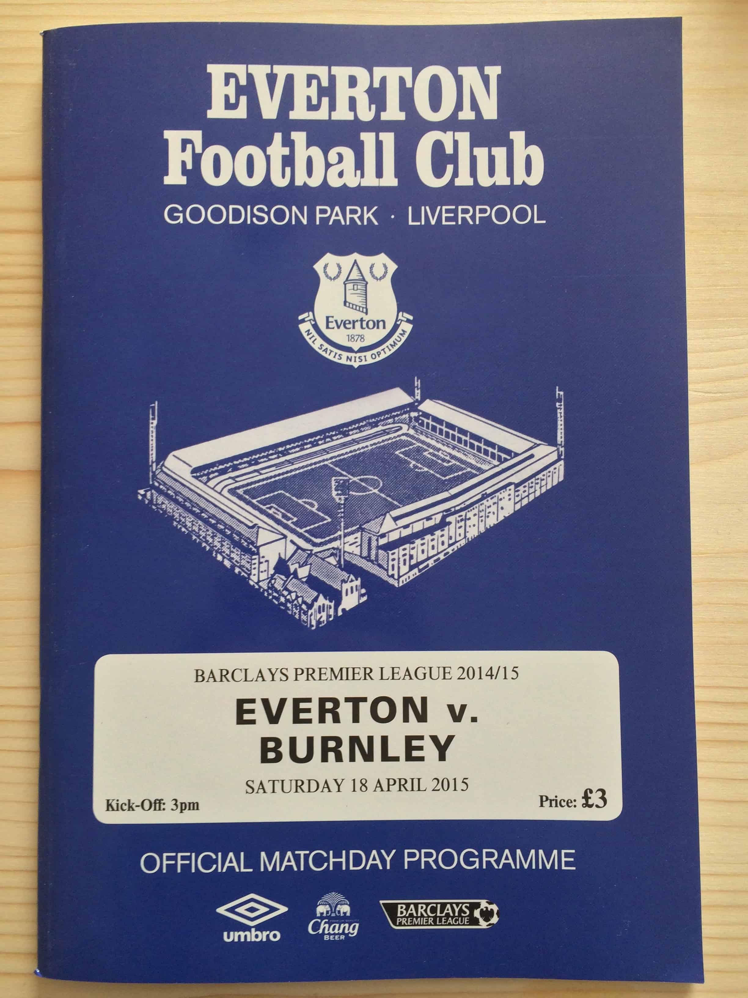 Everton FC v Burnley FC